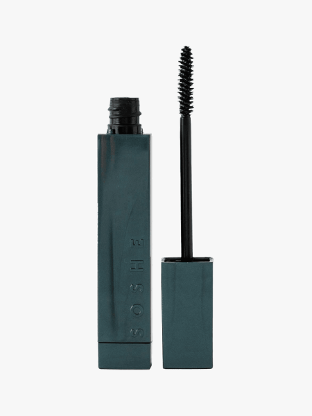 Soshe Beauty Waterproof Tubing Mascara in branded component on a light gray background